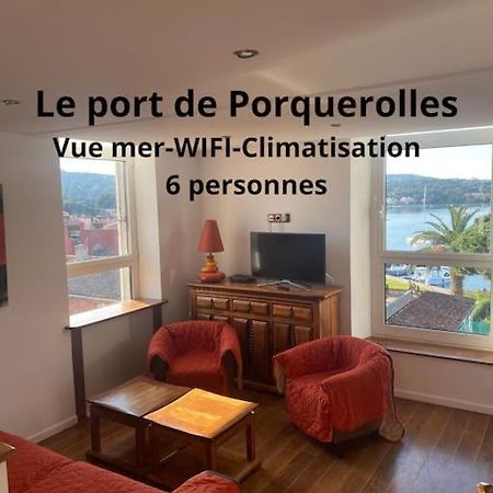 Ile De Porquerolles : T3 Climatise Vue Mer المظهر الخارجي الصورة